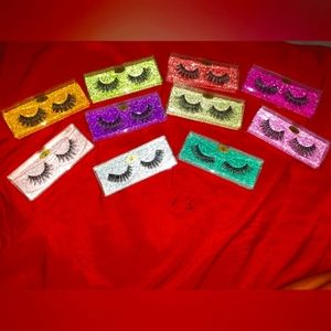 Eyelashes and women clothes all sizes and styles as well as brands